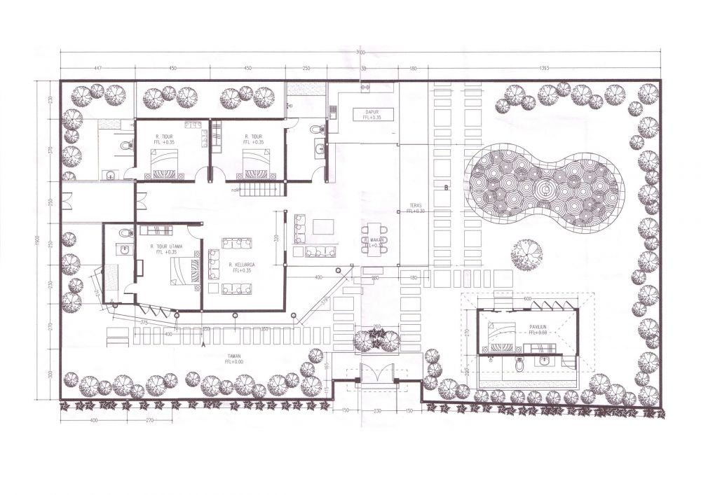 Floorplan Villa KEROBOKAN T310