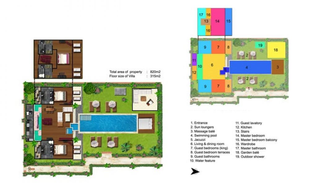 Floorplan Villa KETEWEL B347