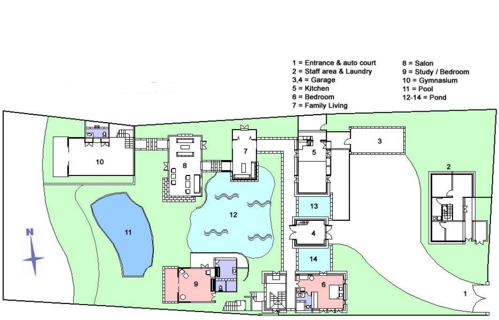 Floorplan Villa UBUD 402