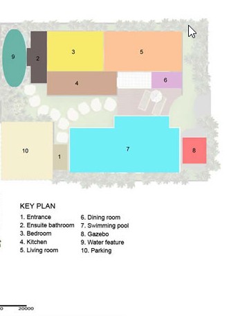 Floorplan Villa SEMINYAK 1115