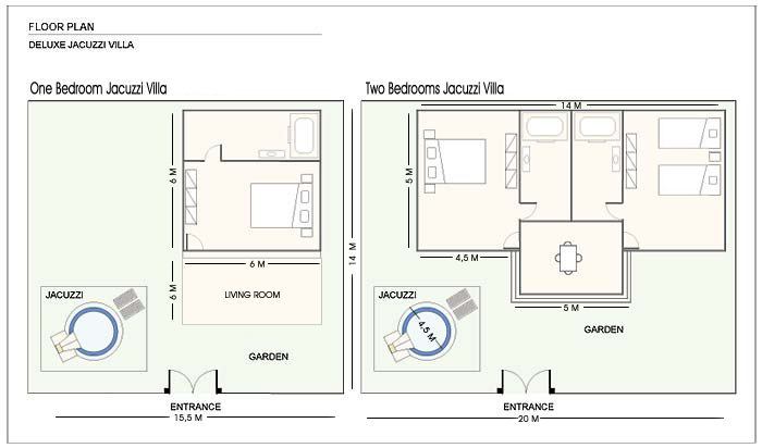 Floorplan Villa SEMINYAK 1112