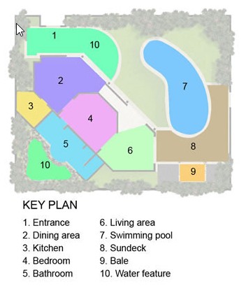 Floorplan Villa SEMINYAK 1118