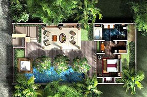 Floorplan Villa NUSA DUA 1190